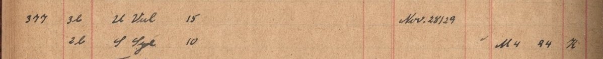 Plattenverzeichnis Eintragk0377