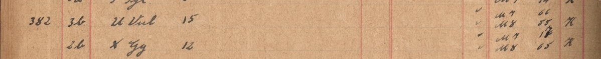Plattenverzeichnis Eintragk0382