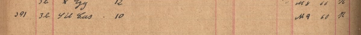 Plattenverzeichnis Eintragk0391