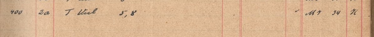 Plattenverzeichnis Eintragk0400
