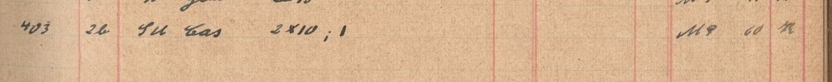 Plattenverzeichnis Eintragk0403