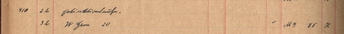 Plattenverzeichnis Eintragk0410