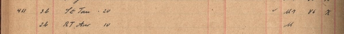 Plattenverzeichnis Eintragk0411