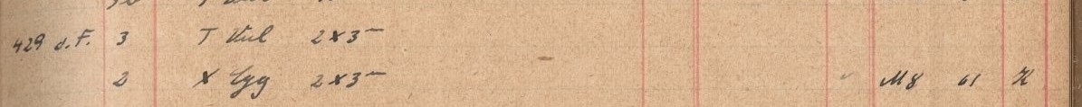 Plattenverzeichnis Eintragk0429