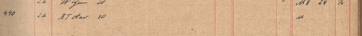 Plattenverzeichnis Eintragk0440