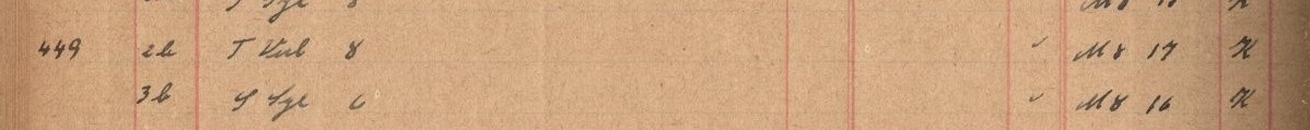 Plattenverzeichnis Eintragk0449