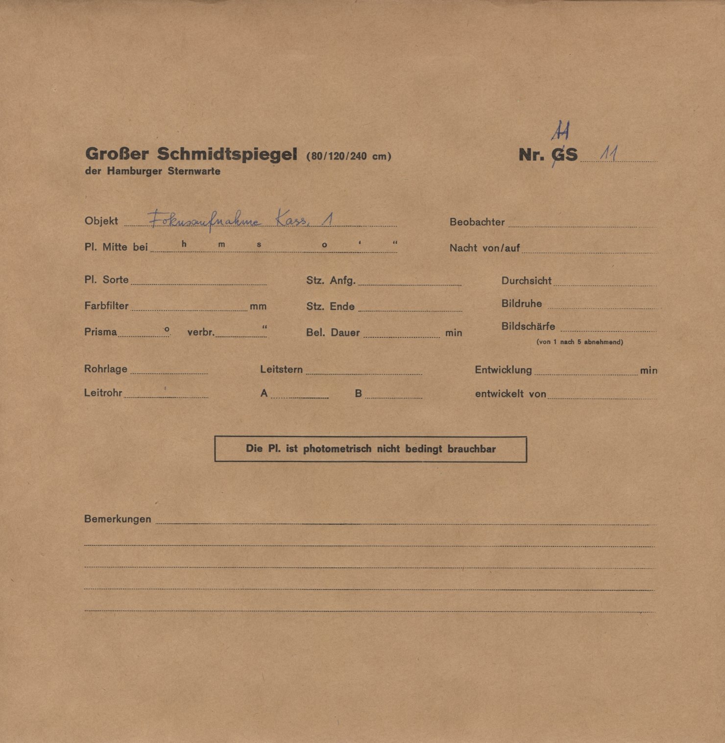 Plattenhuelle HS00011