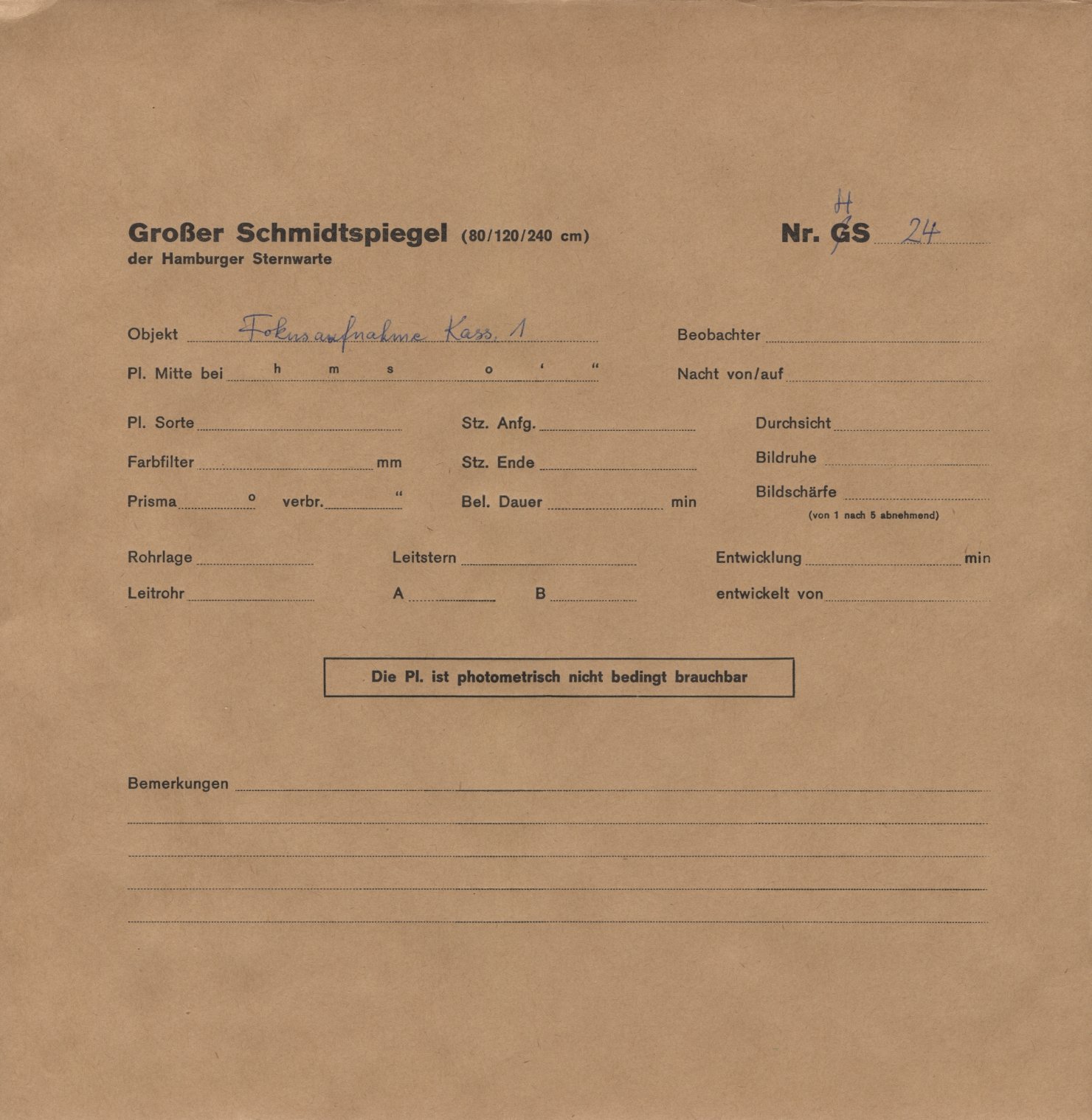 Plattenhuelle HS00024