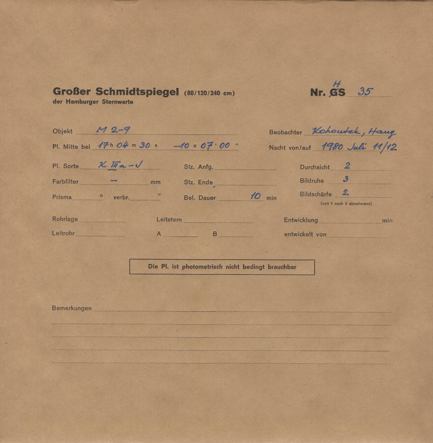 Plattenhuelle HS00035