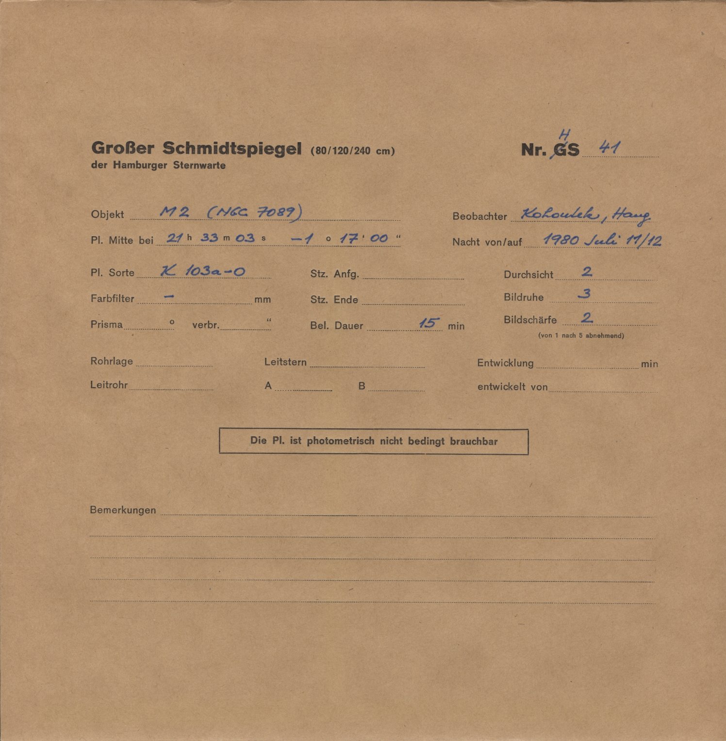 Plattenhuelle HS00041