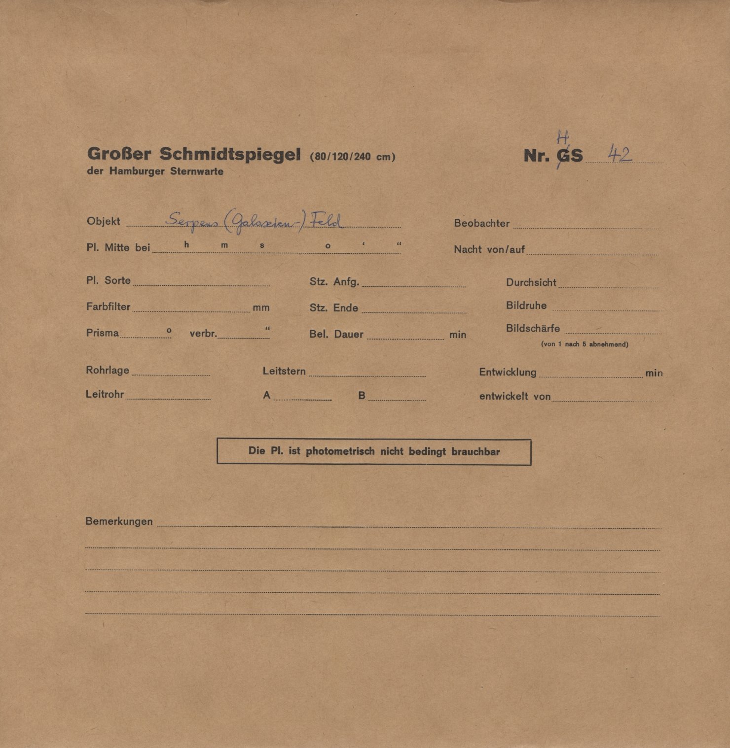 Plattenhuelle HS00042