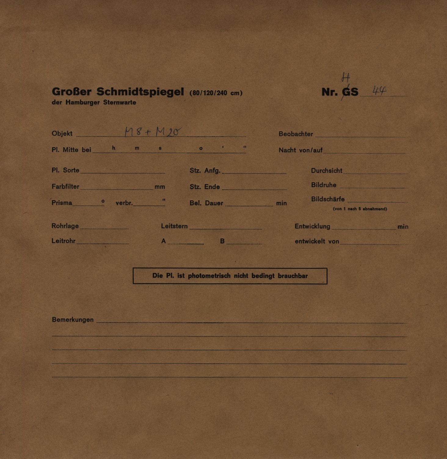 Plattenhuelle HS00044