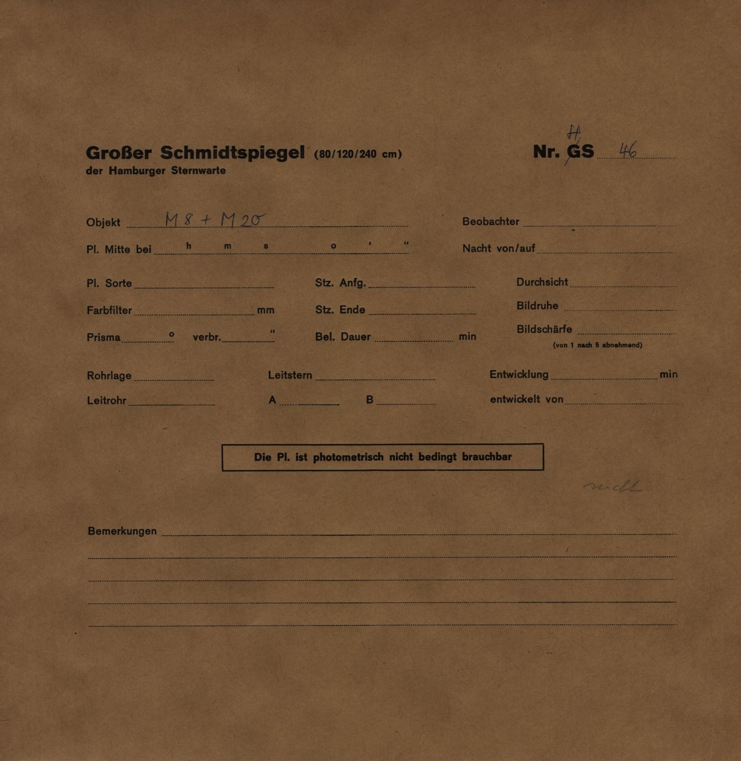 Plattenhuelle HS00046