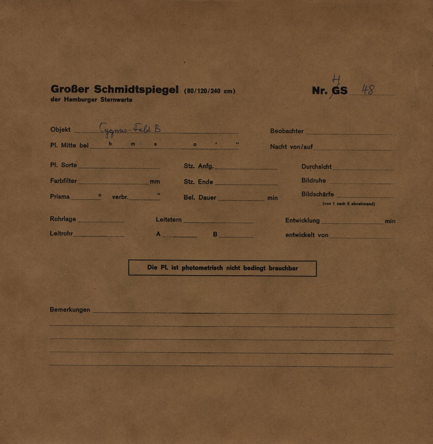 Plattenhuelle HS00048