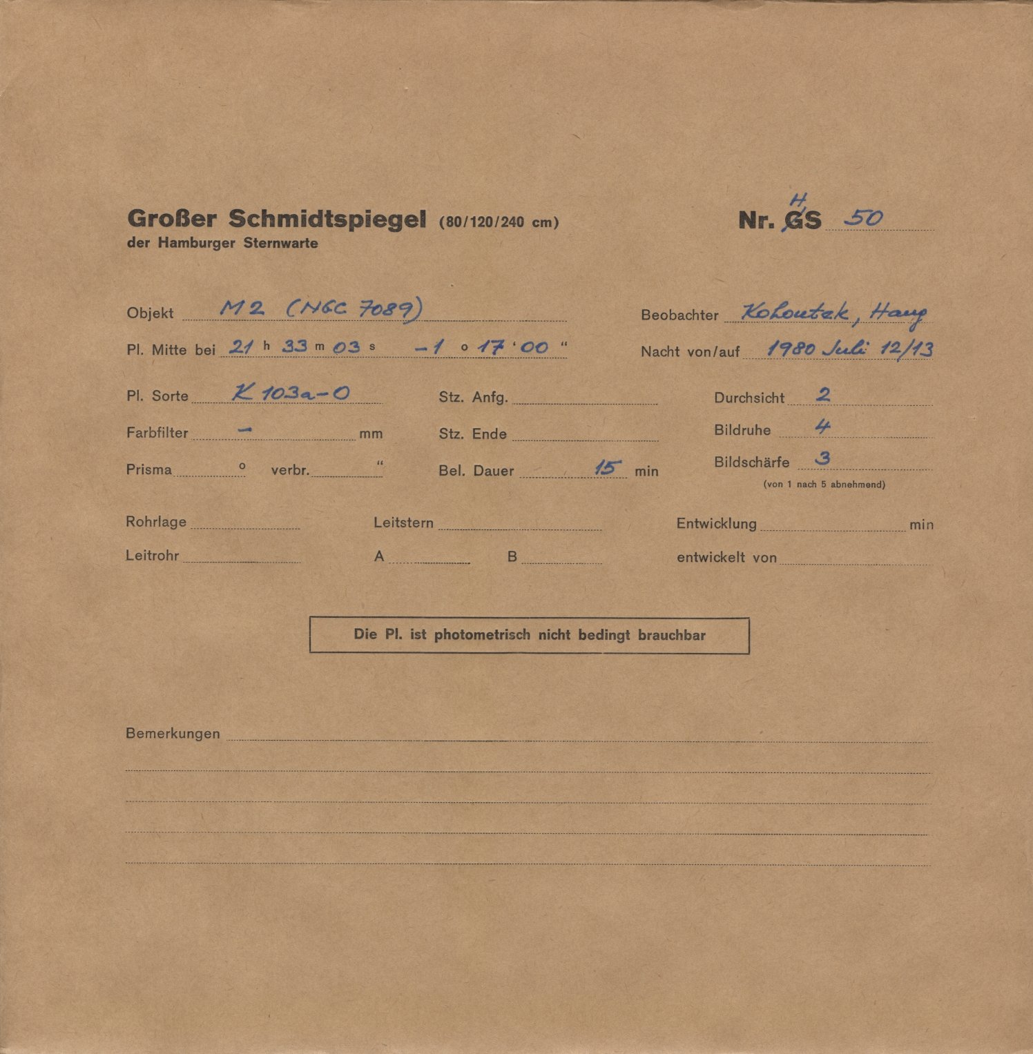 Plattenhuelle HS00050