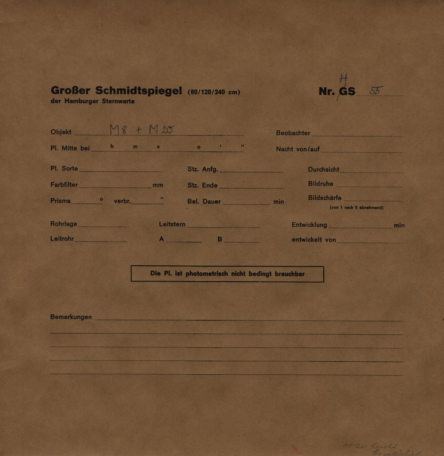 Plattenhuelle HS00055
