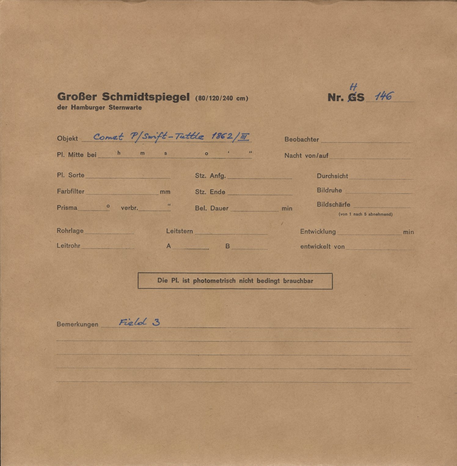 Plattenhuelle HS00146