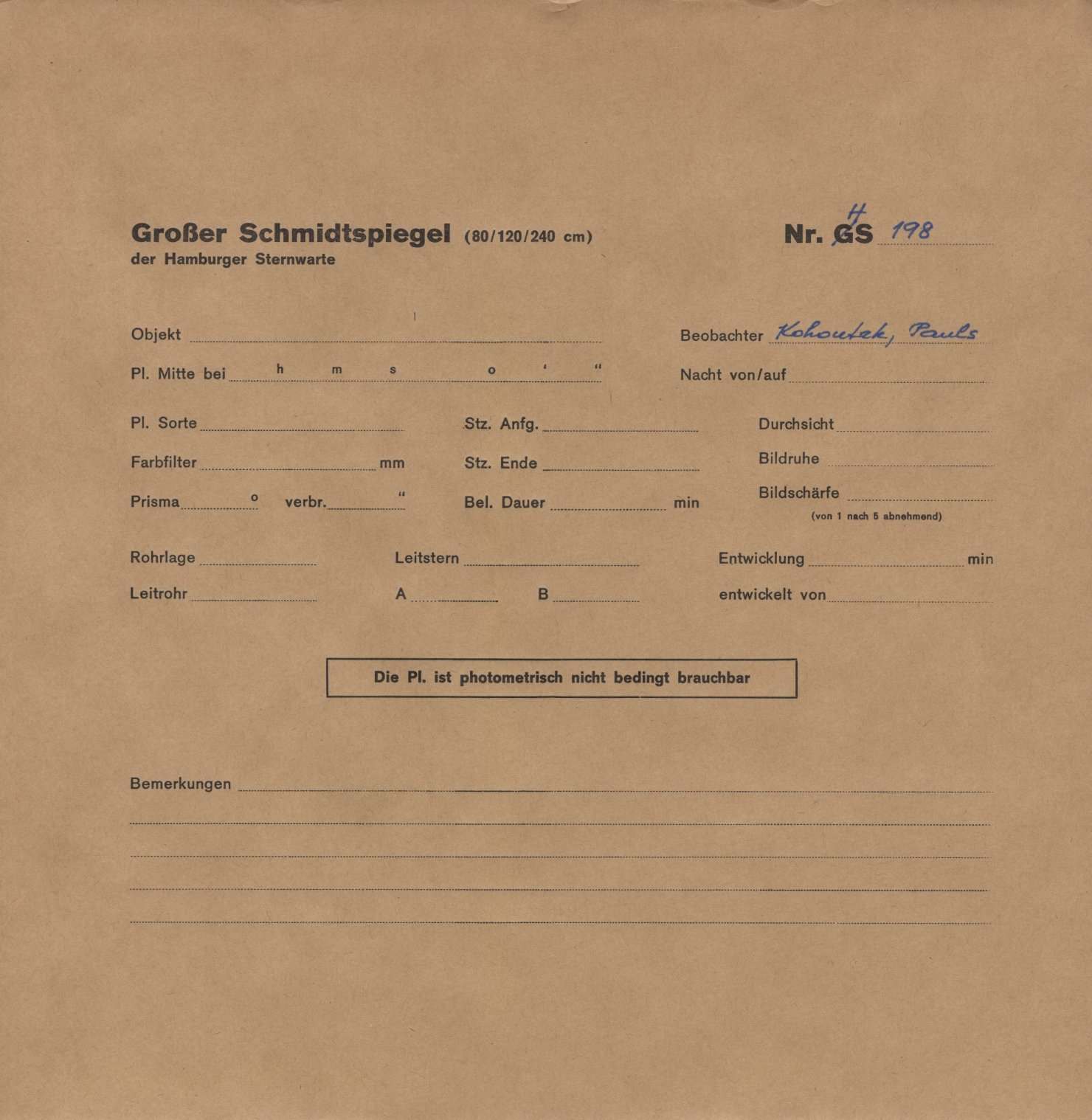Plattenhuelle HS00198