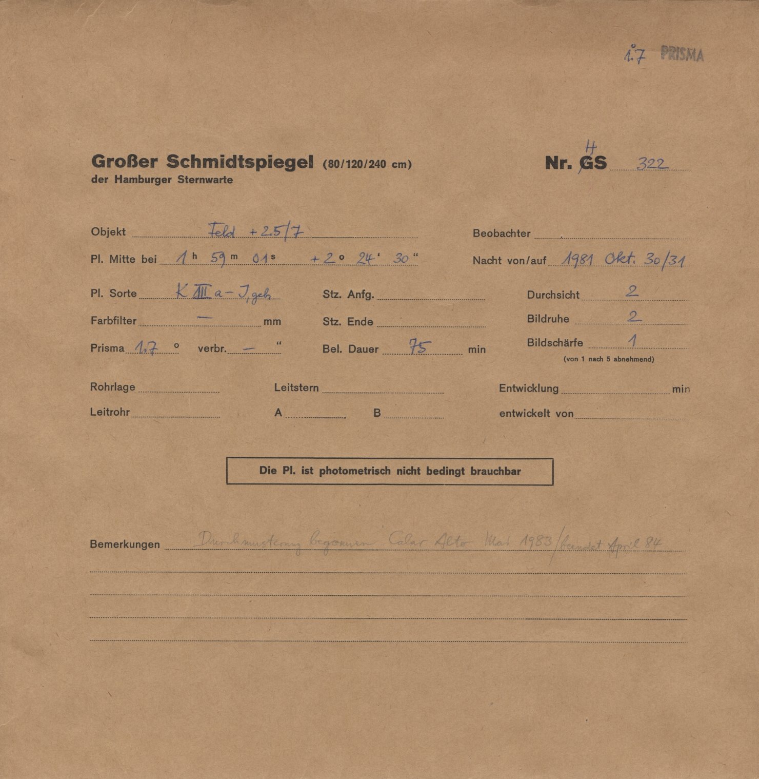 Plattenhuelle HS00322