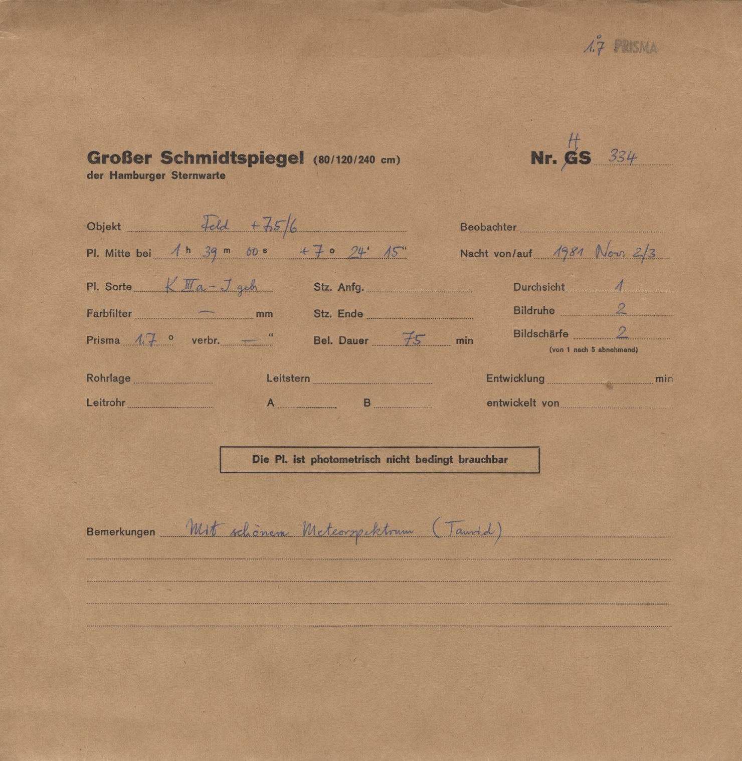 Plattenhuelle HS00334
