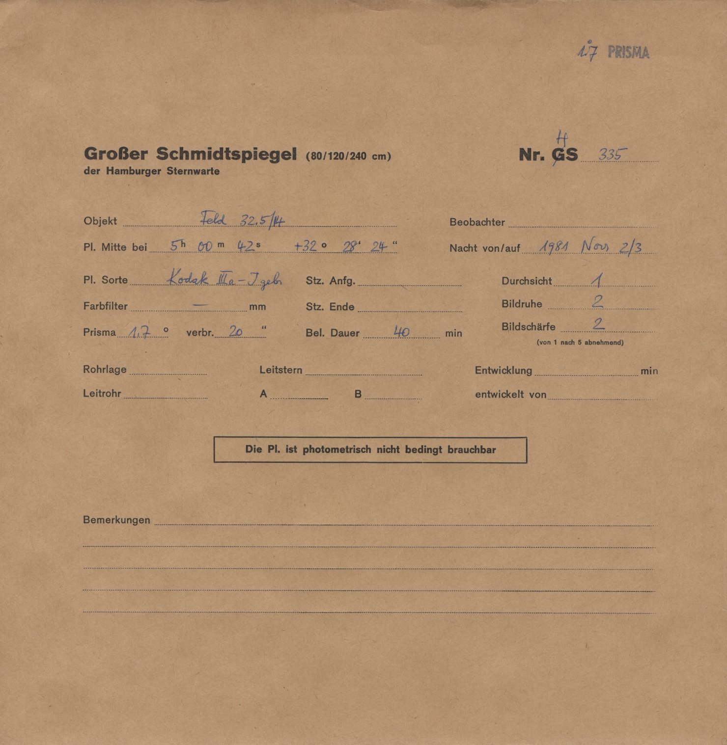 Plattenhuelle HS00335
