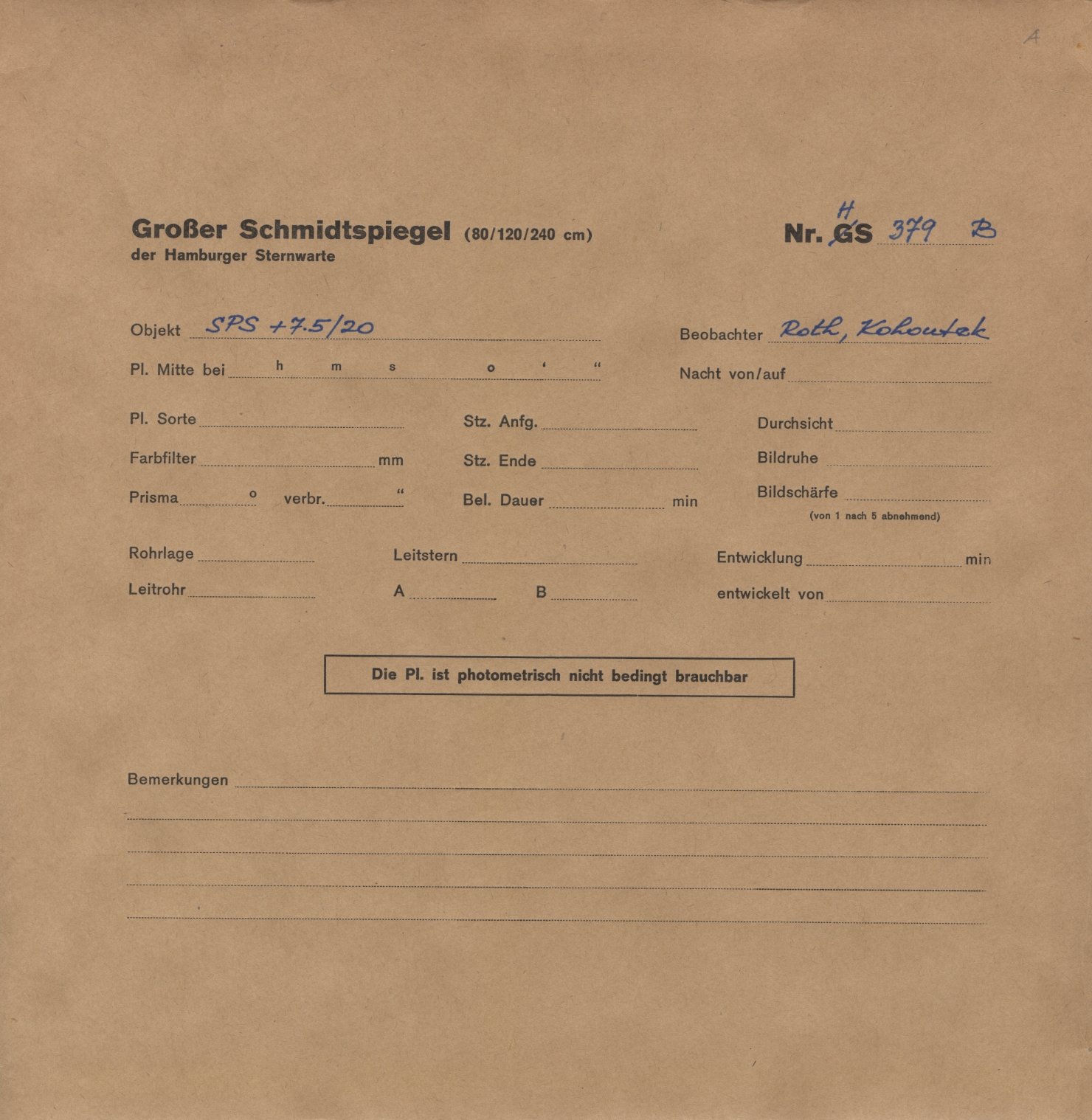 Plattenhuelle HS00379