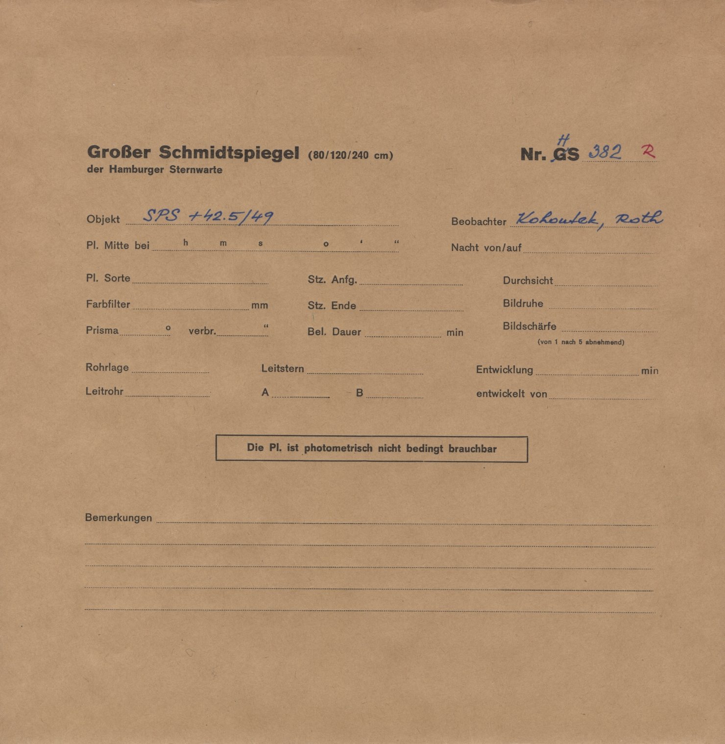Plattenhuelle HS00382