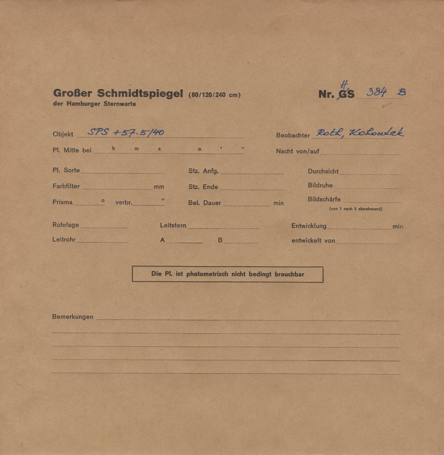 Plattenhuelle HS00384