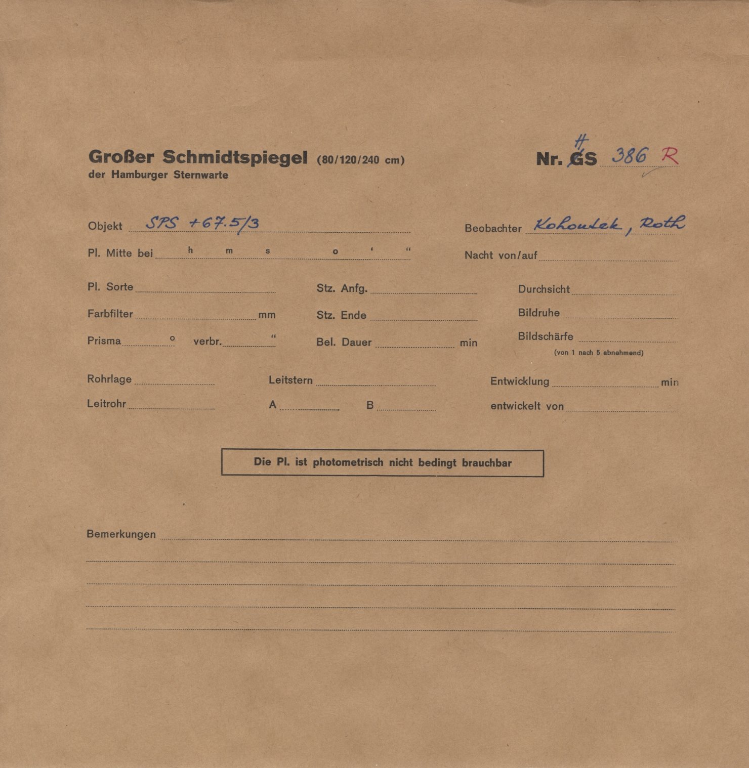 Plattenhuelle HS00386