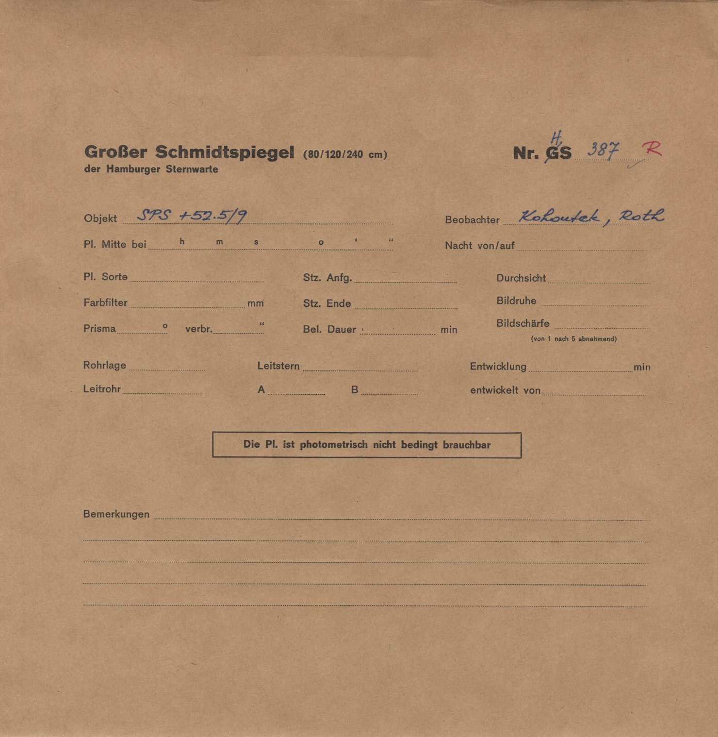 Plattenhuelle HS00387