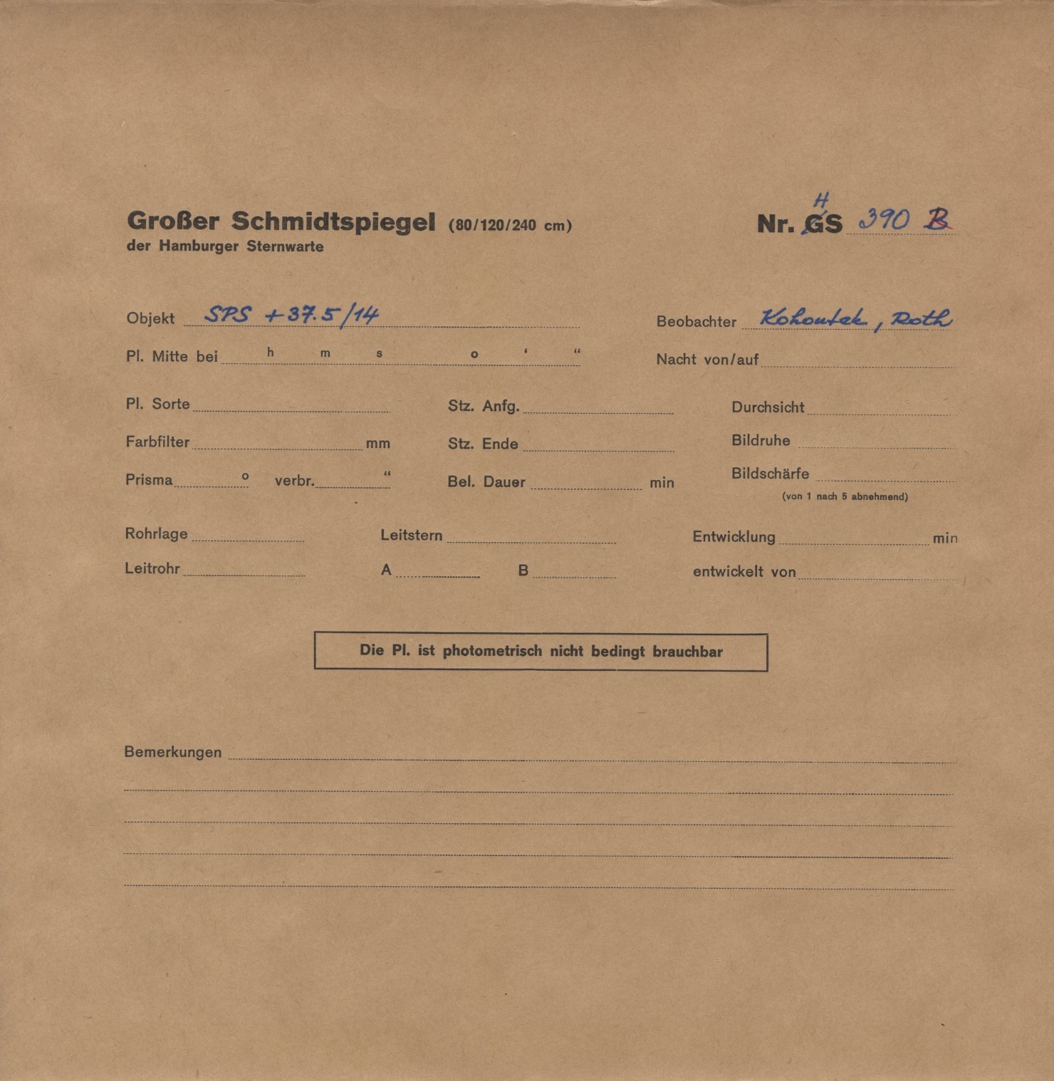Plattenhuelle HS00390