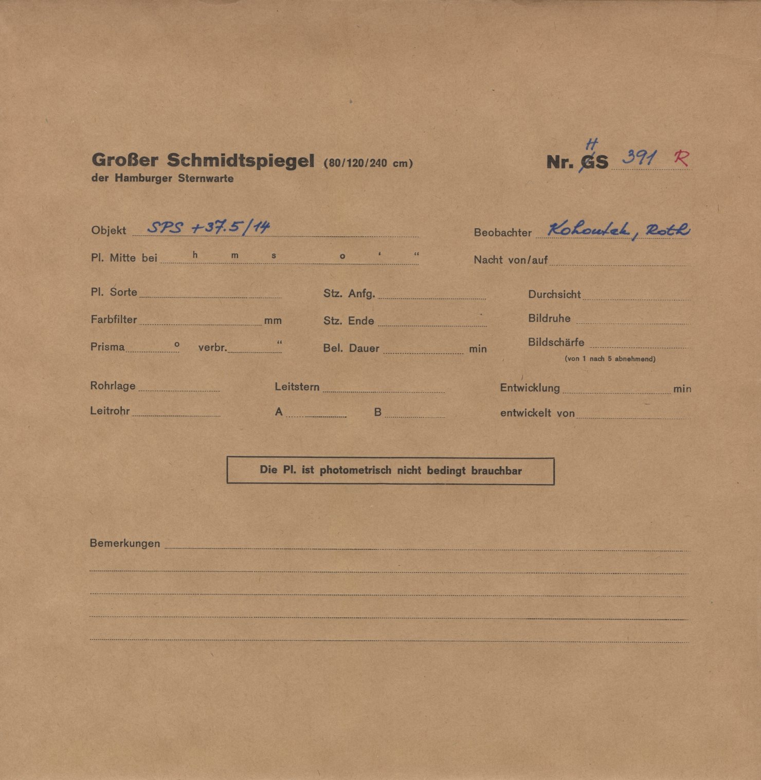 Plattenhuelle HS00391