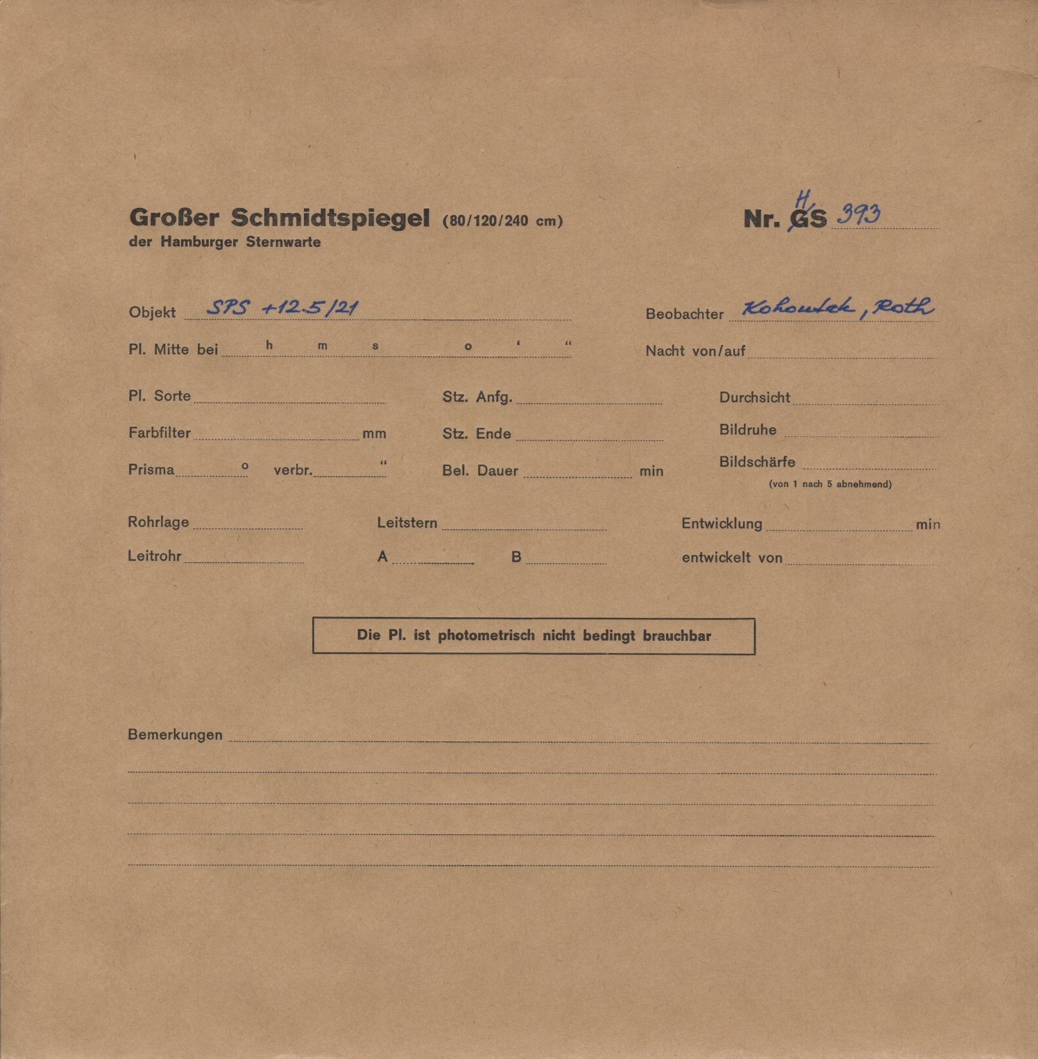 Plattenhuelle HS00393