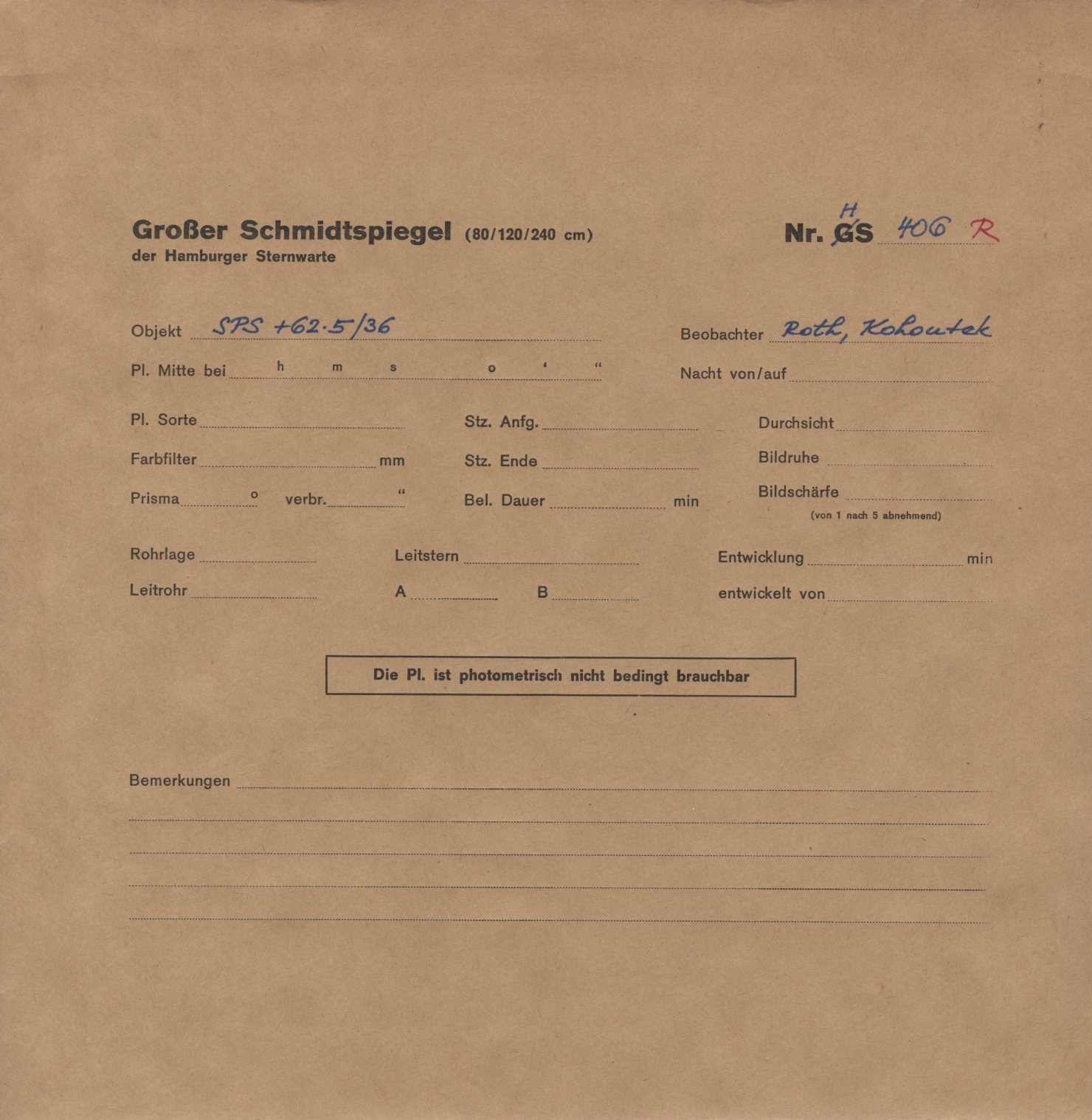 Plattenhuelle HS00406