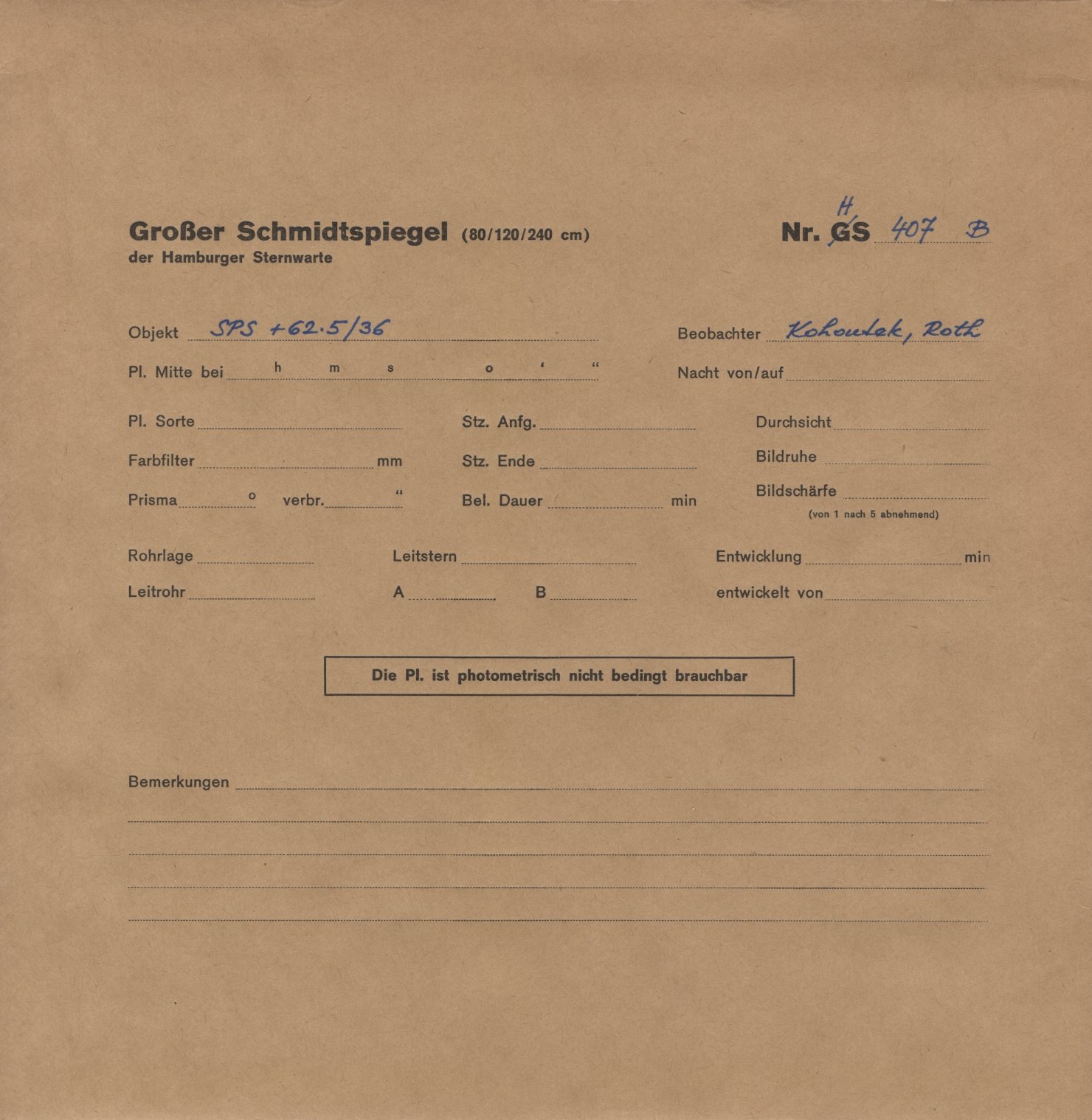 Plattenhuelle HS00407