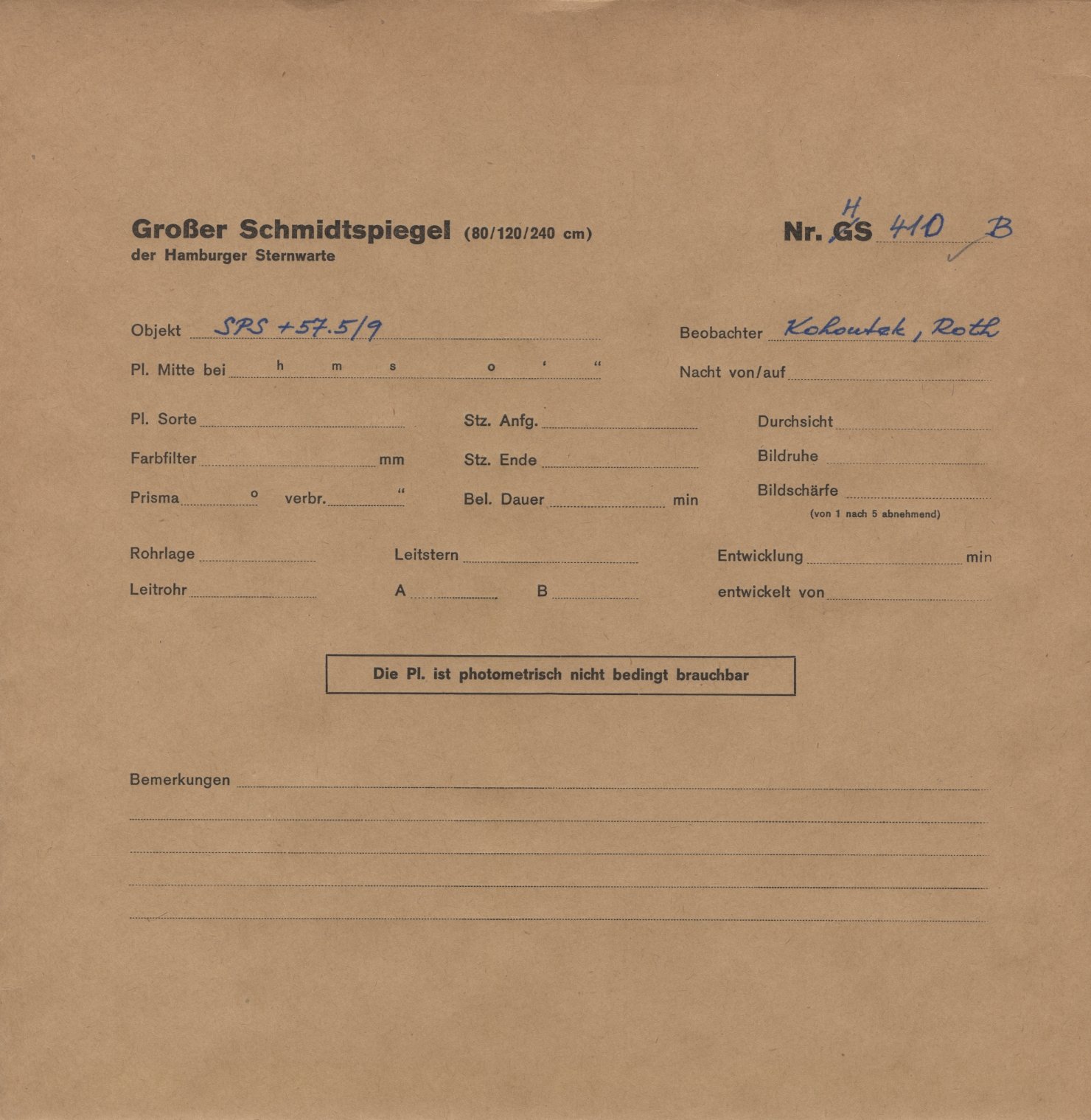 Plattenhuelle HS00410