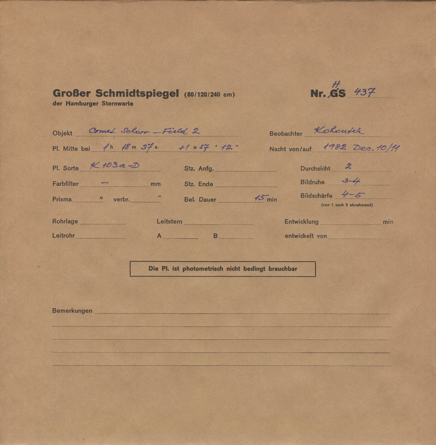 Plattenhuelle HS00437