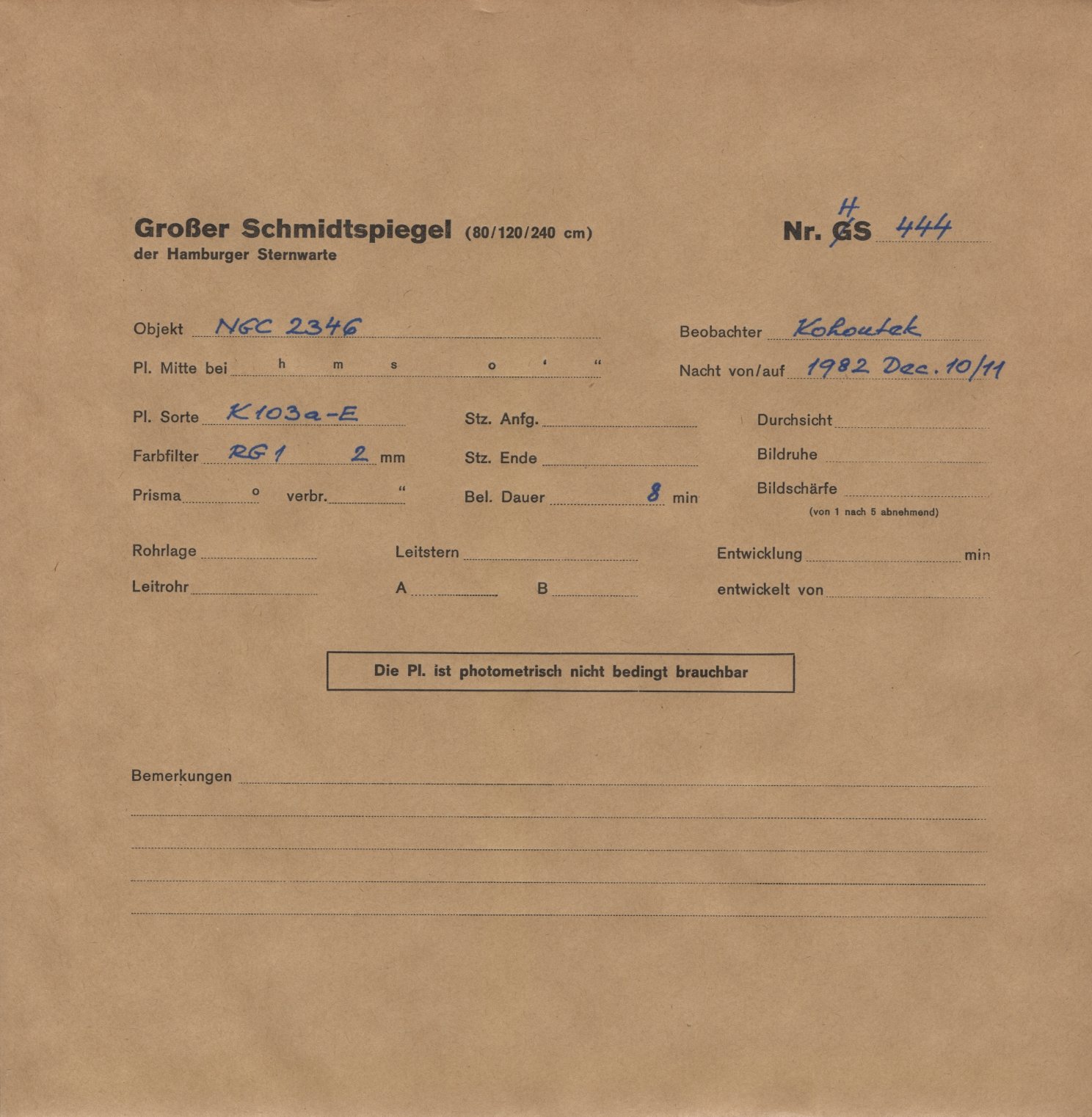 Plattenhuelle HS00444