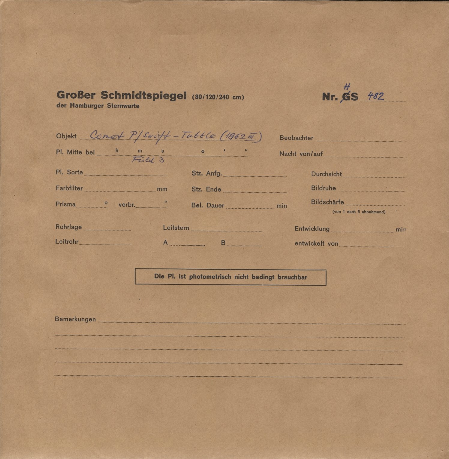 Plattenhuelle HS00482
