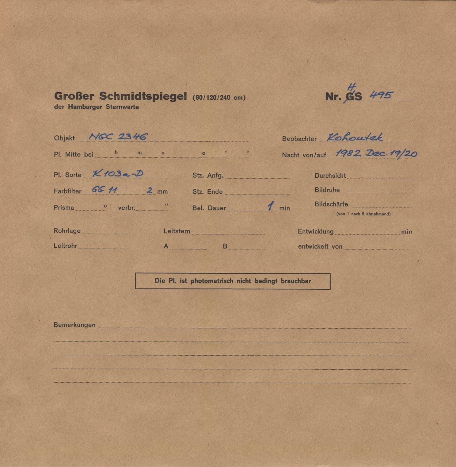 Plattenhuelle HS00495