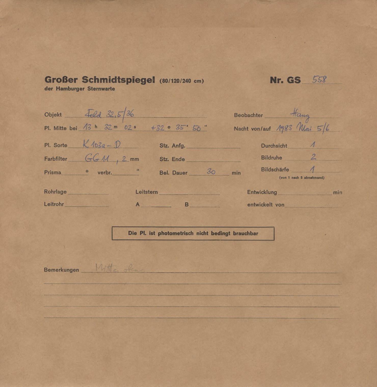 Plattenhuelle HS00558