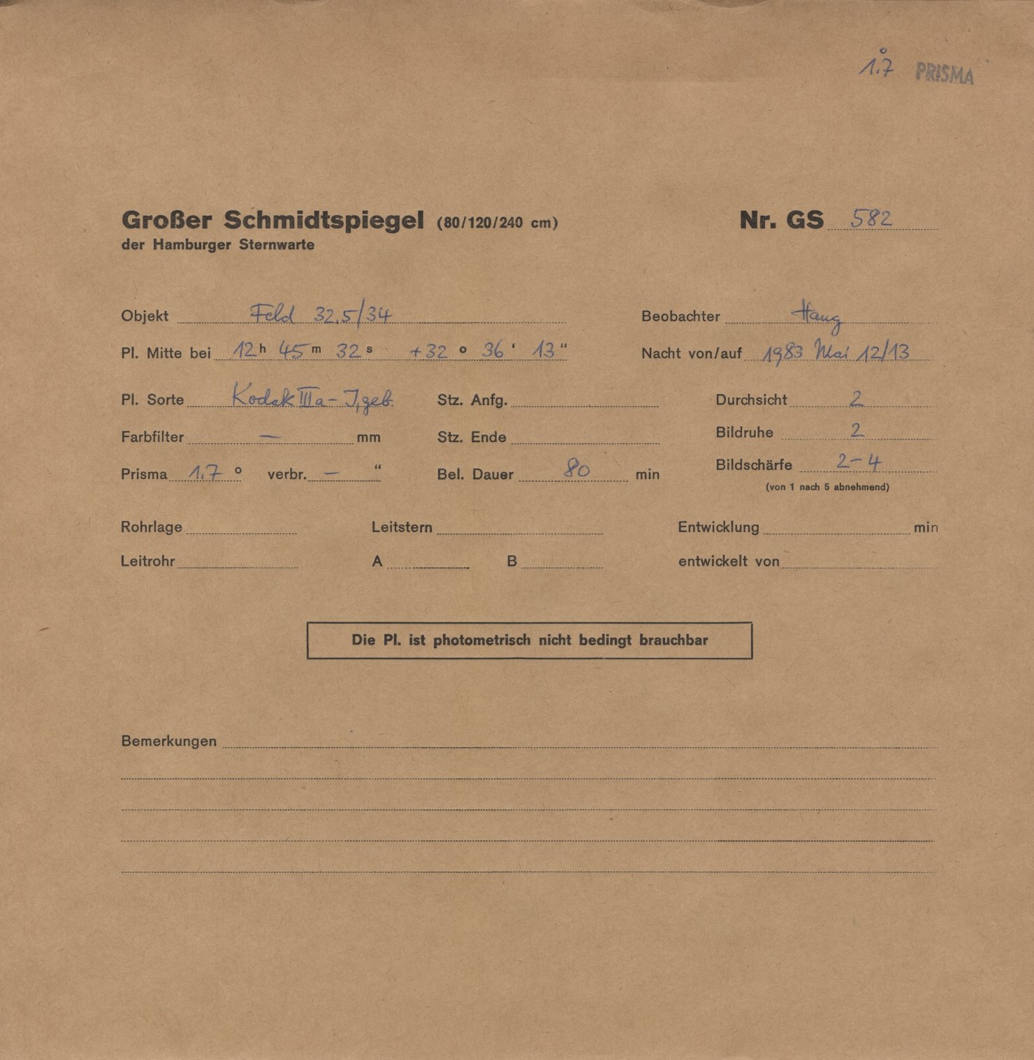 Plattenhuelle HS00582