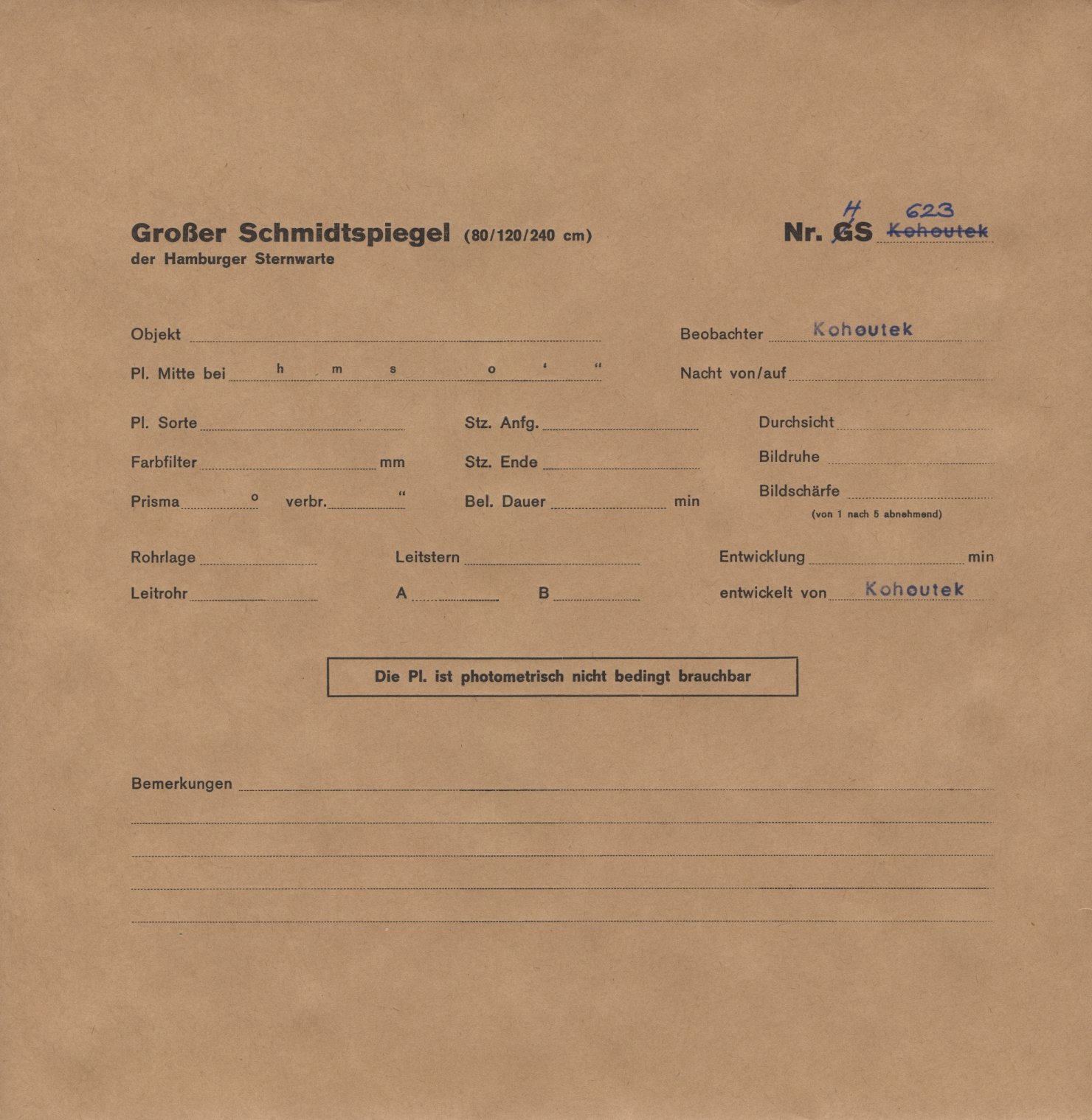 Plattenhuelle HS00623