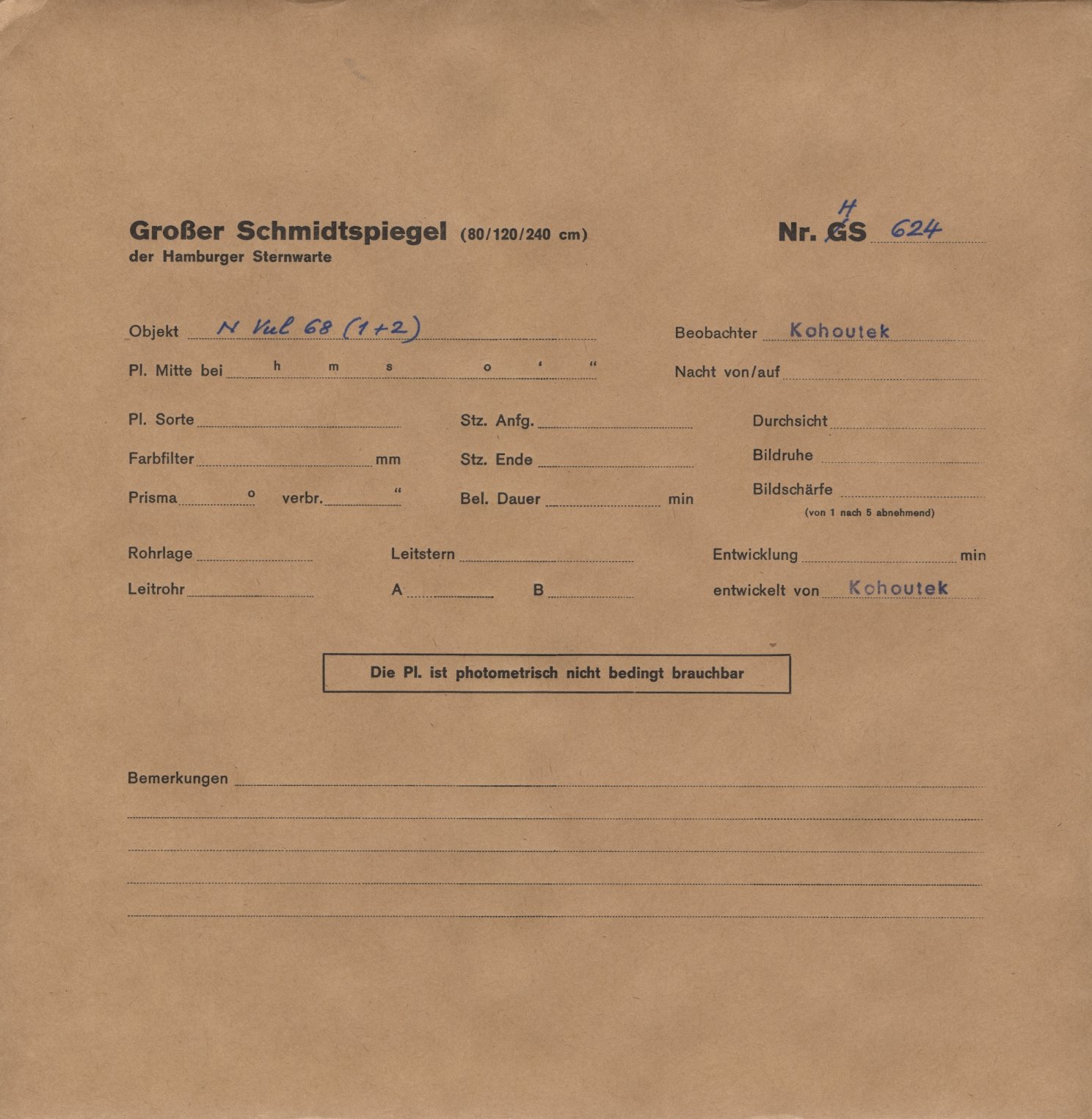 Plattenhuelle HS00624