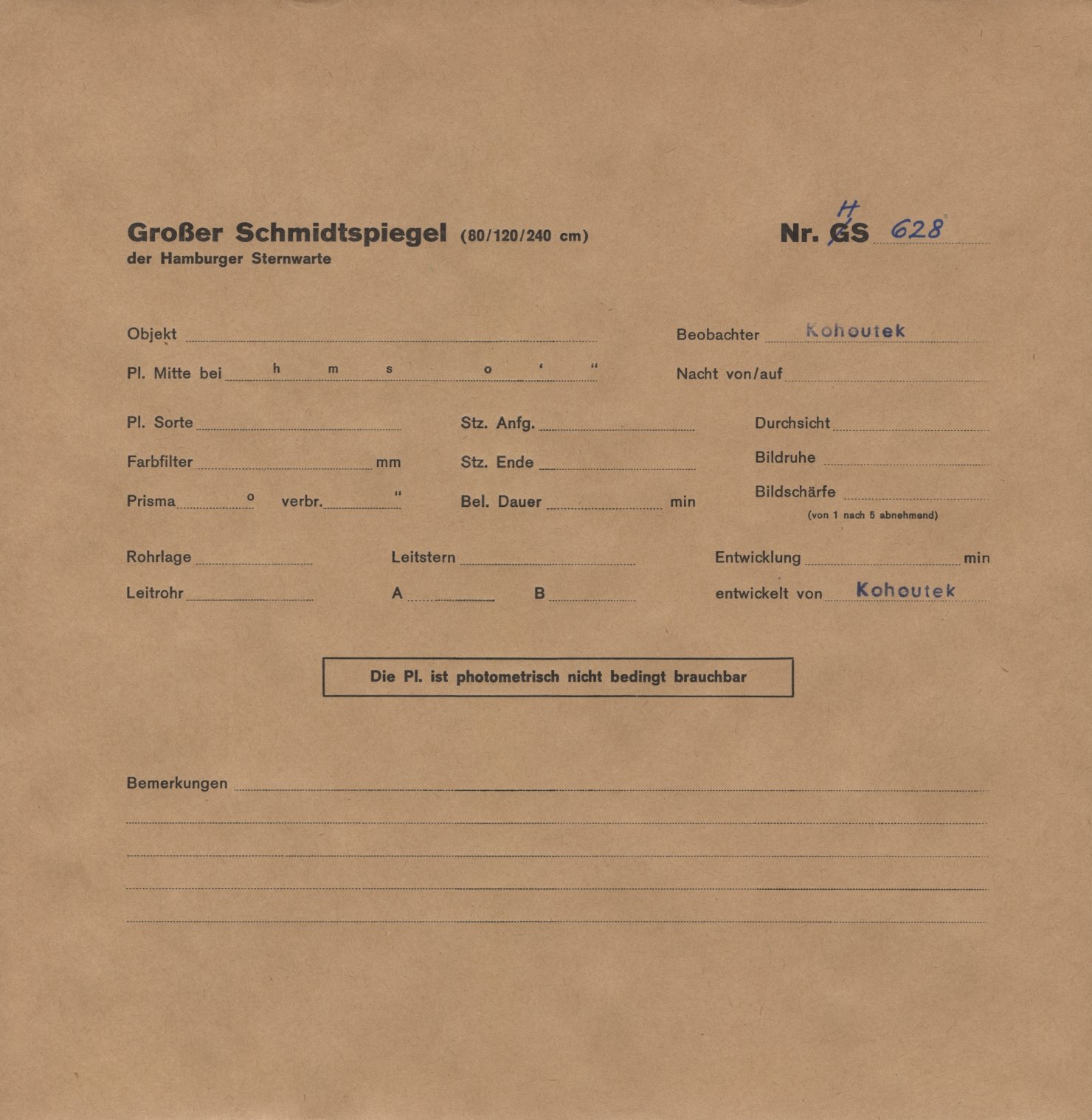Plattenhuelle HS00628