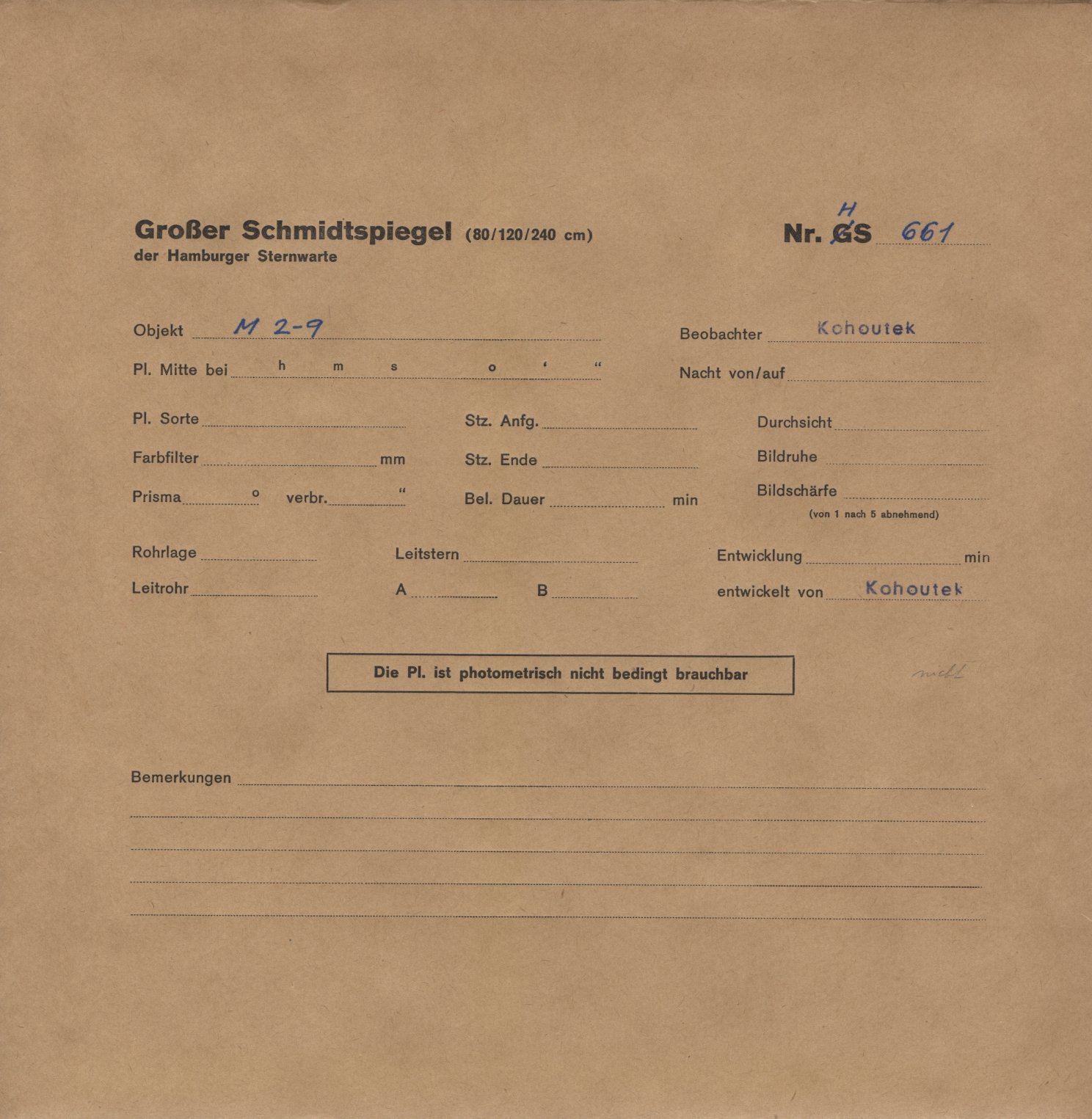 Plattenhuelle HS00661