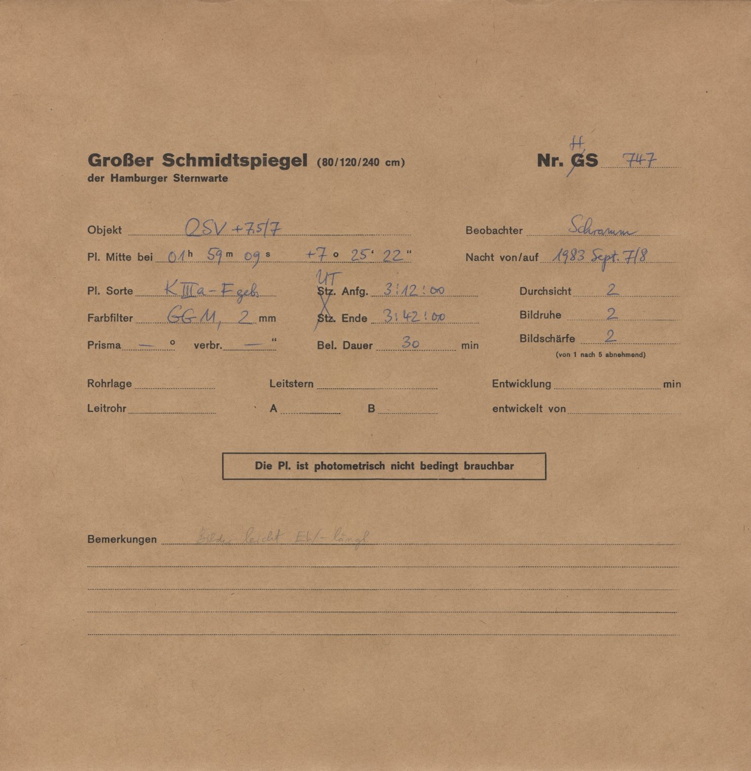 Plattenhuelle HS00747