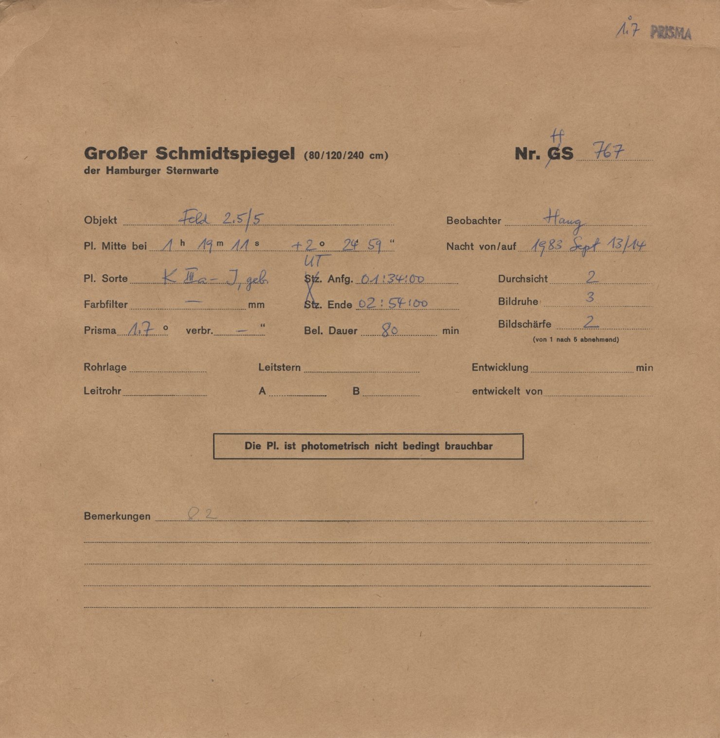 Plattenhuelle HS00767