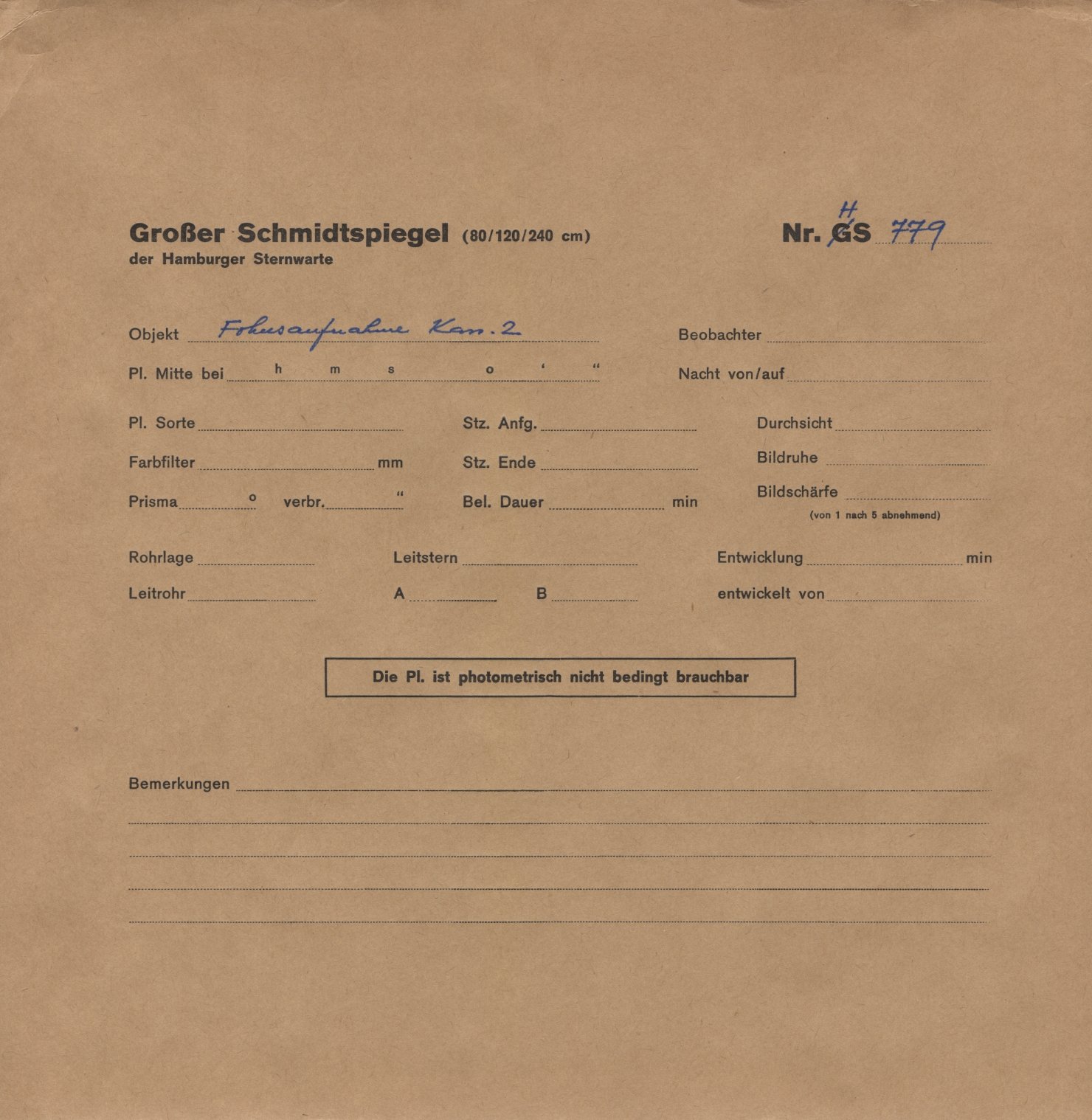 Plattenhuelle HS00779