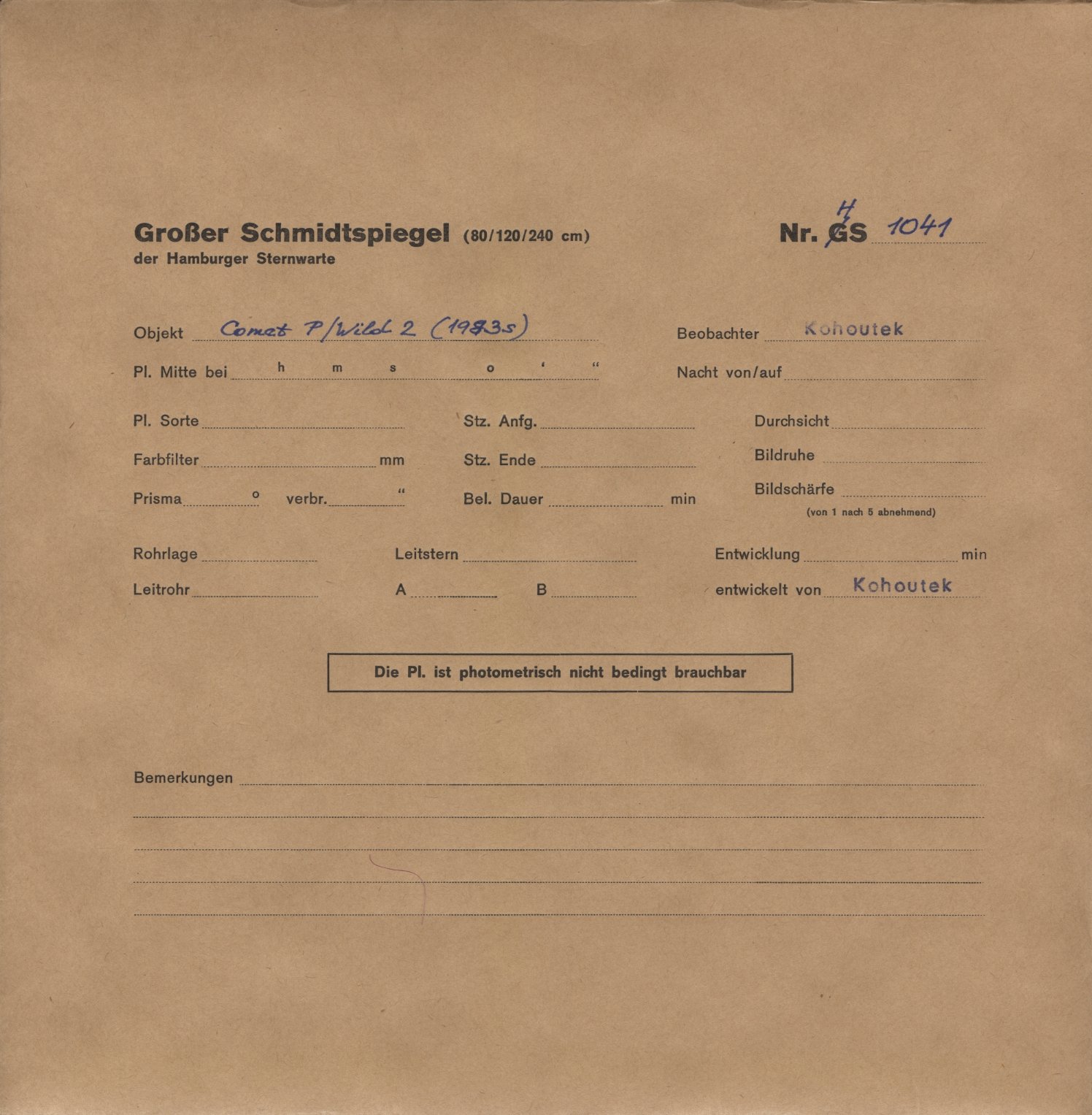 Plattenhuelle HS01041